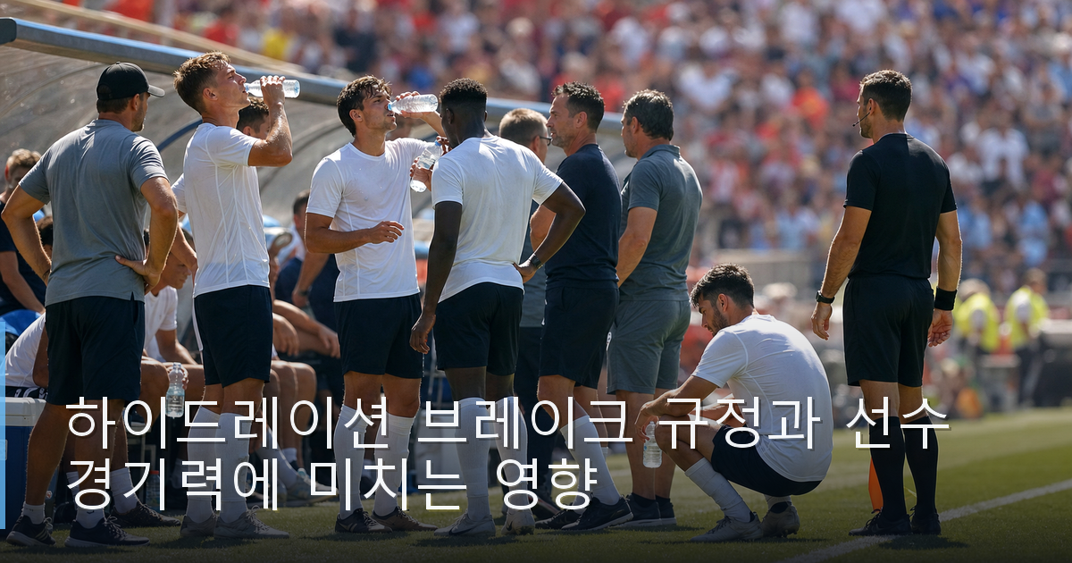하이드레이션 브레이크 규정과 선수 경기력에 미치는 영향